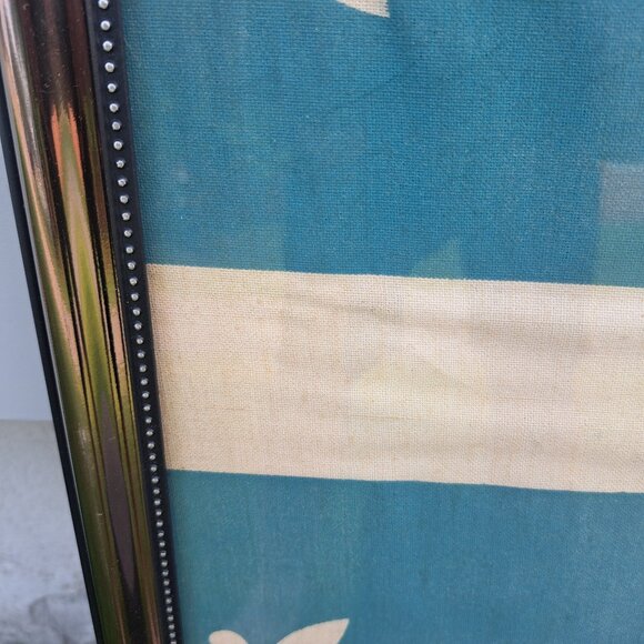 Vintage Framed Catholic Processional Flag Sacred Heart Carillon - Picture 7 of 11